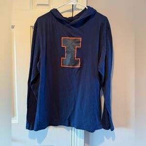 Men’s University of Illinois T-Shirt Hoodie